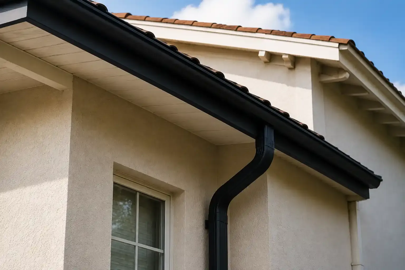 New seamless gutters installed by Polk County Gutter Company