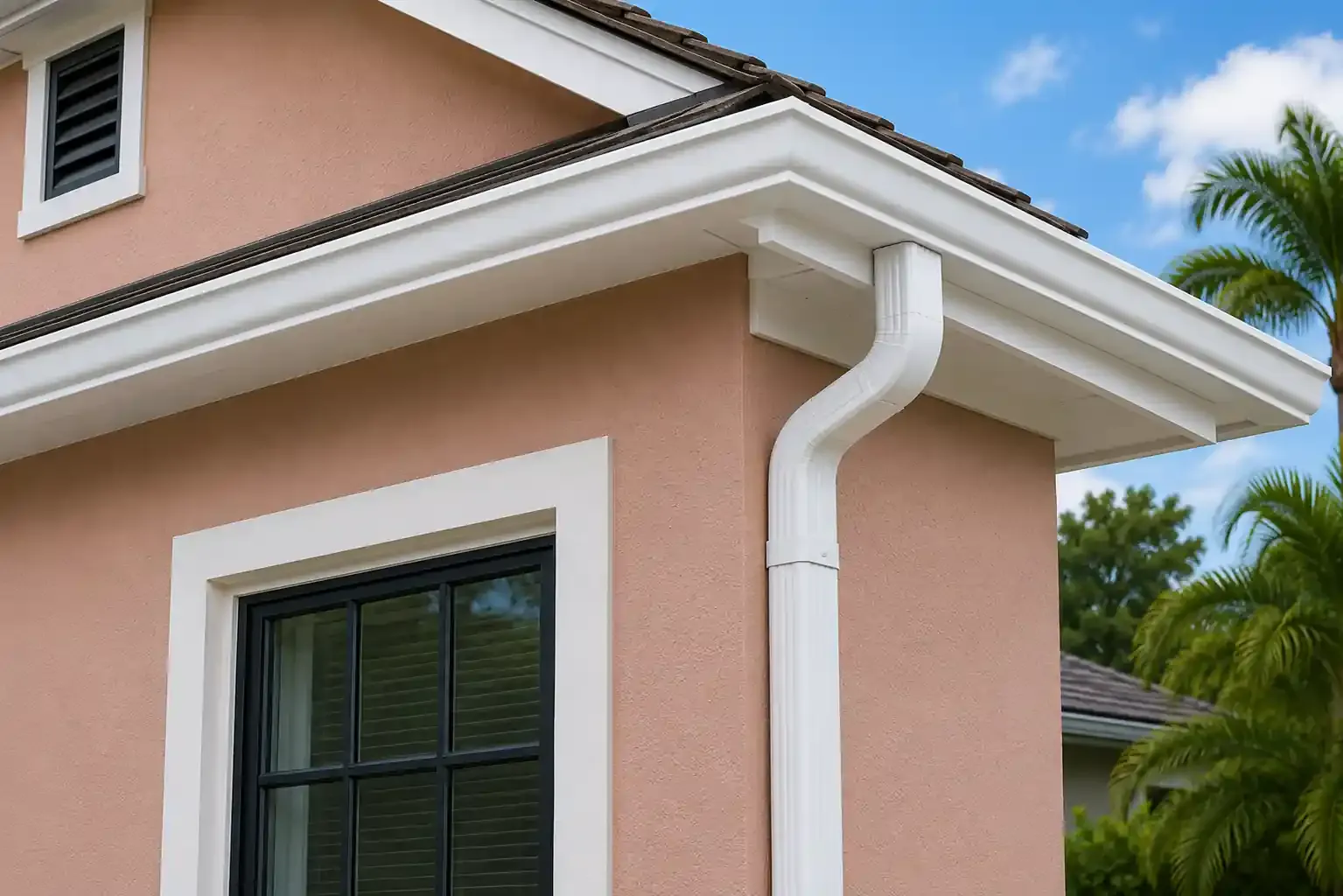New seamless gutters installed by Polk County Gutter Company