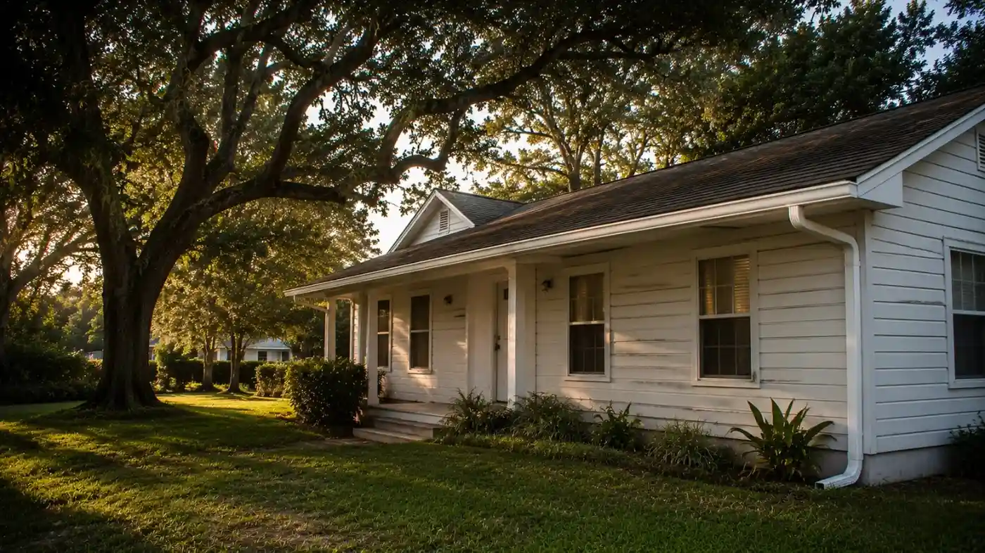 Davenport, Florida residential roofline served by Polk County Gutter Company