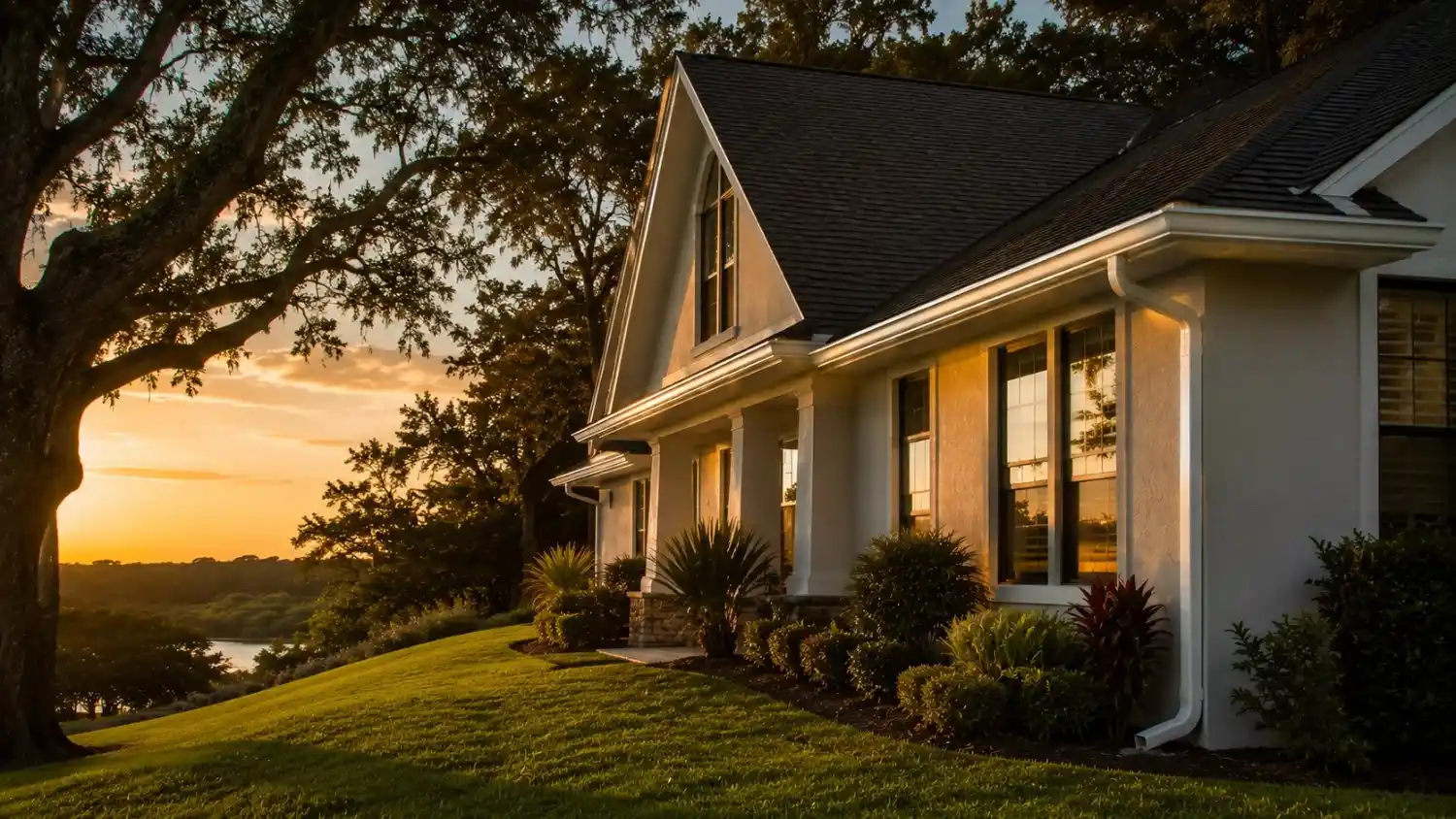 Dundee, Florida residential roofline served by Polk County Gutter Company