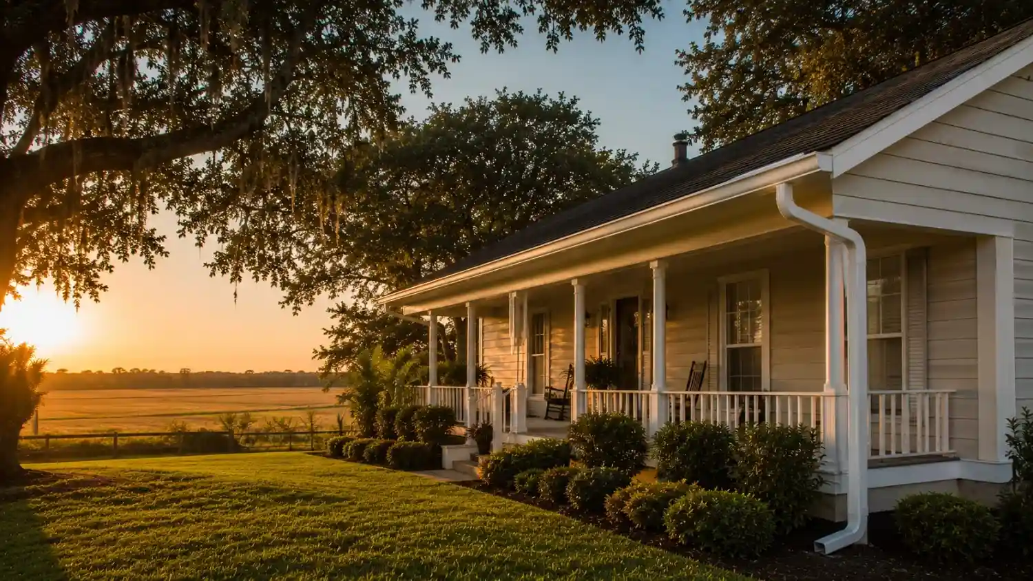 Polk City, Florida residential roofline served by Polk County Gutter Company
