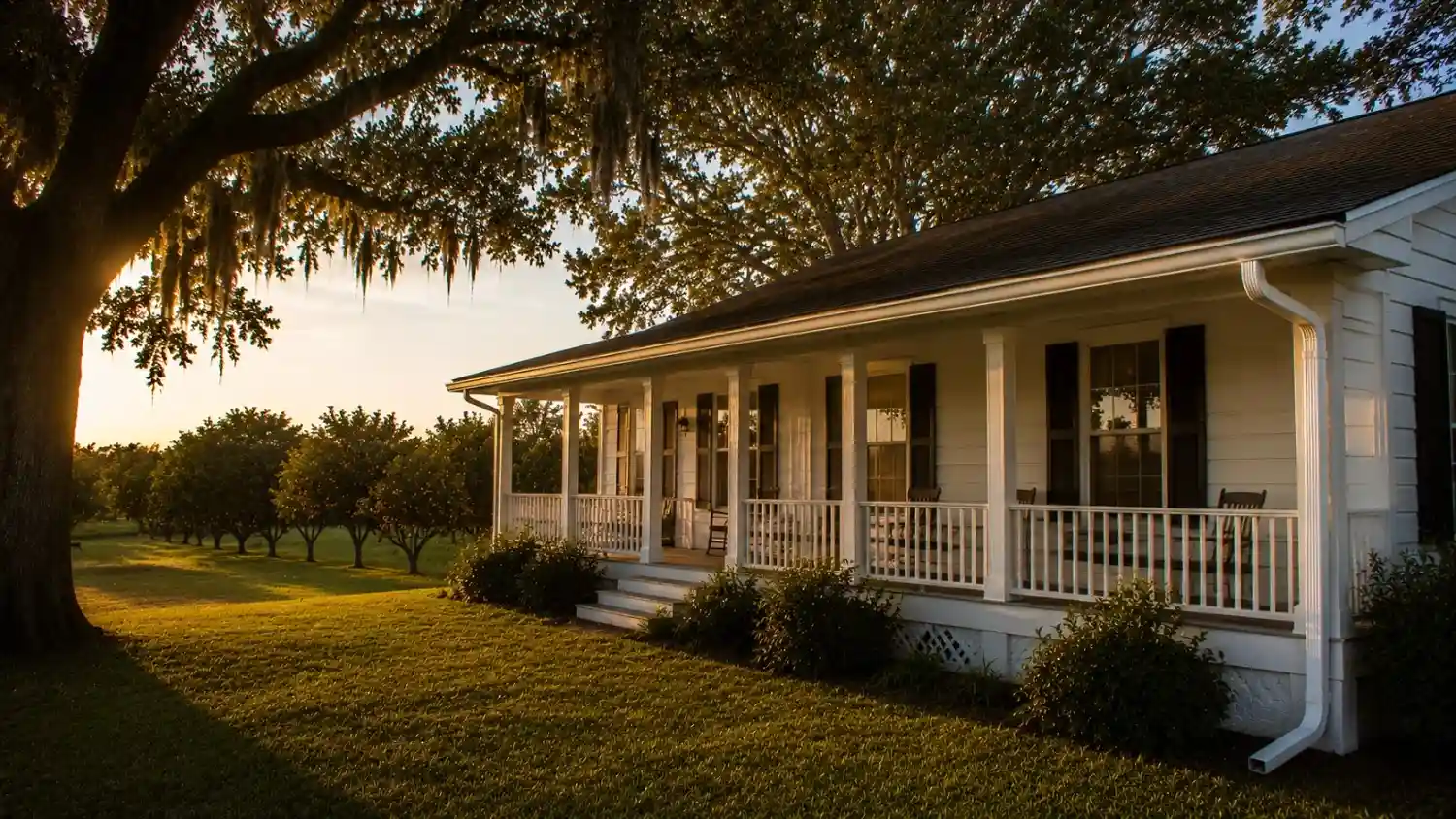 Winter Haven, Florida residential roofline served by Polk County Gutter Company